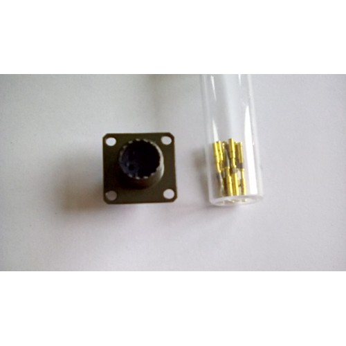 MILITARY CONNECTOR SOCKET FIXED BULKHEAD TYPE 6 PIN FEMALE MILITARY CONNECTOR SOCKET FIXED BULKHEAD TYPE 6 PIN FEMALE